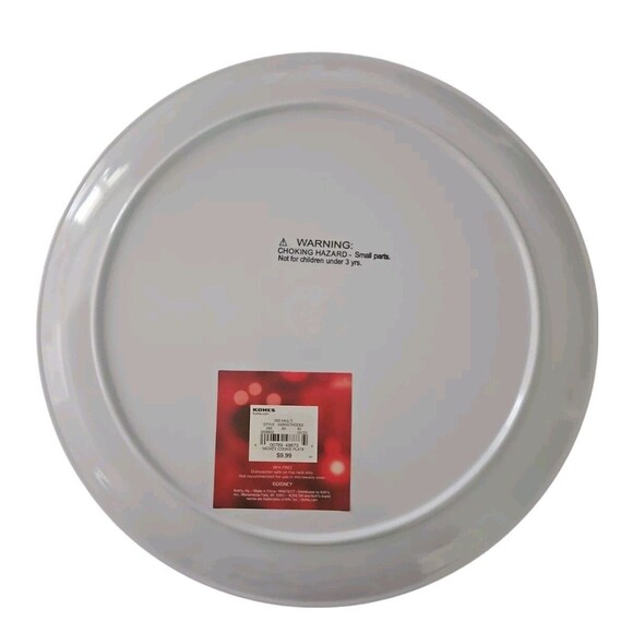 Christmas Disney Mickey Mouse Serving Plate 11"   - Cookies for Santa  - New - Picture 3 of 3